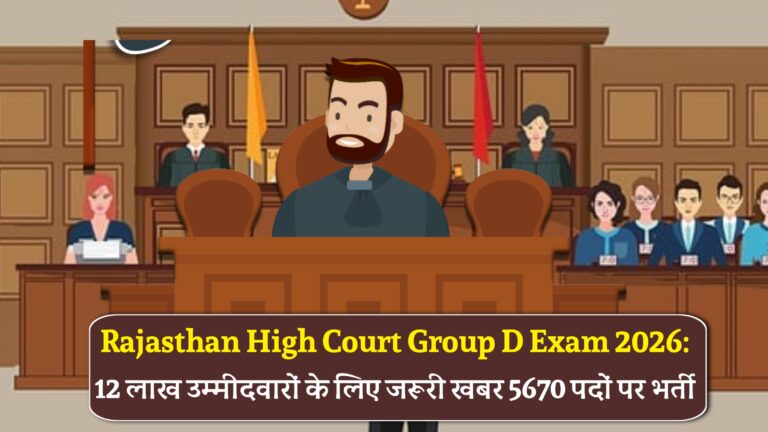 Rajasthan High Court Group D Exam 2026