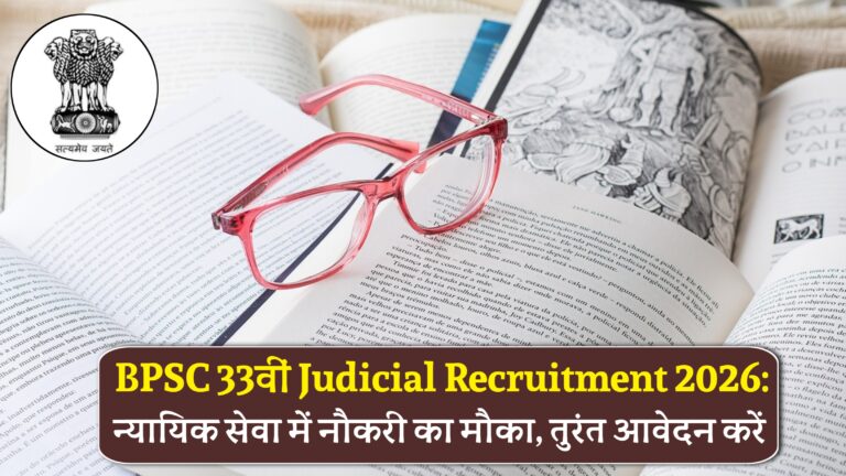 BPSC 33वीं Judicial Recruitment 2026