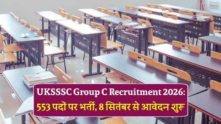 UKSSSC Group C Recruitment 2026