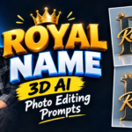 Royal Name 3D AI Photo Editing Prompts